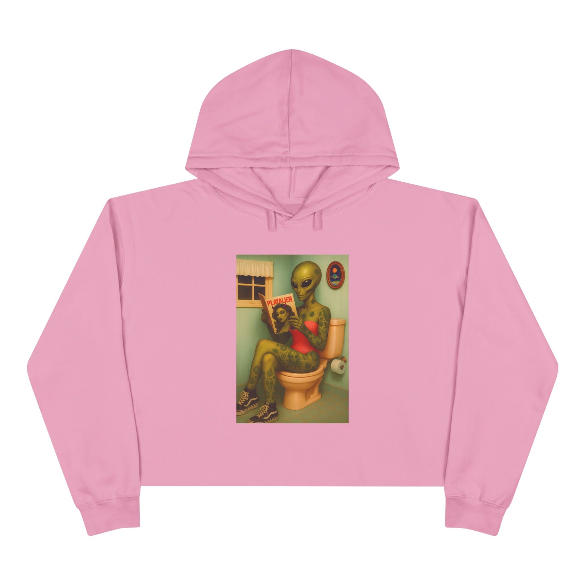 PlayAlien Crop Hoodie