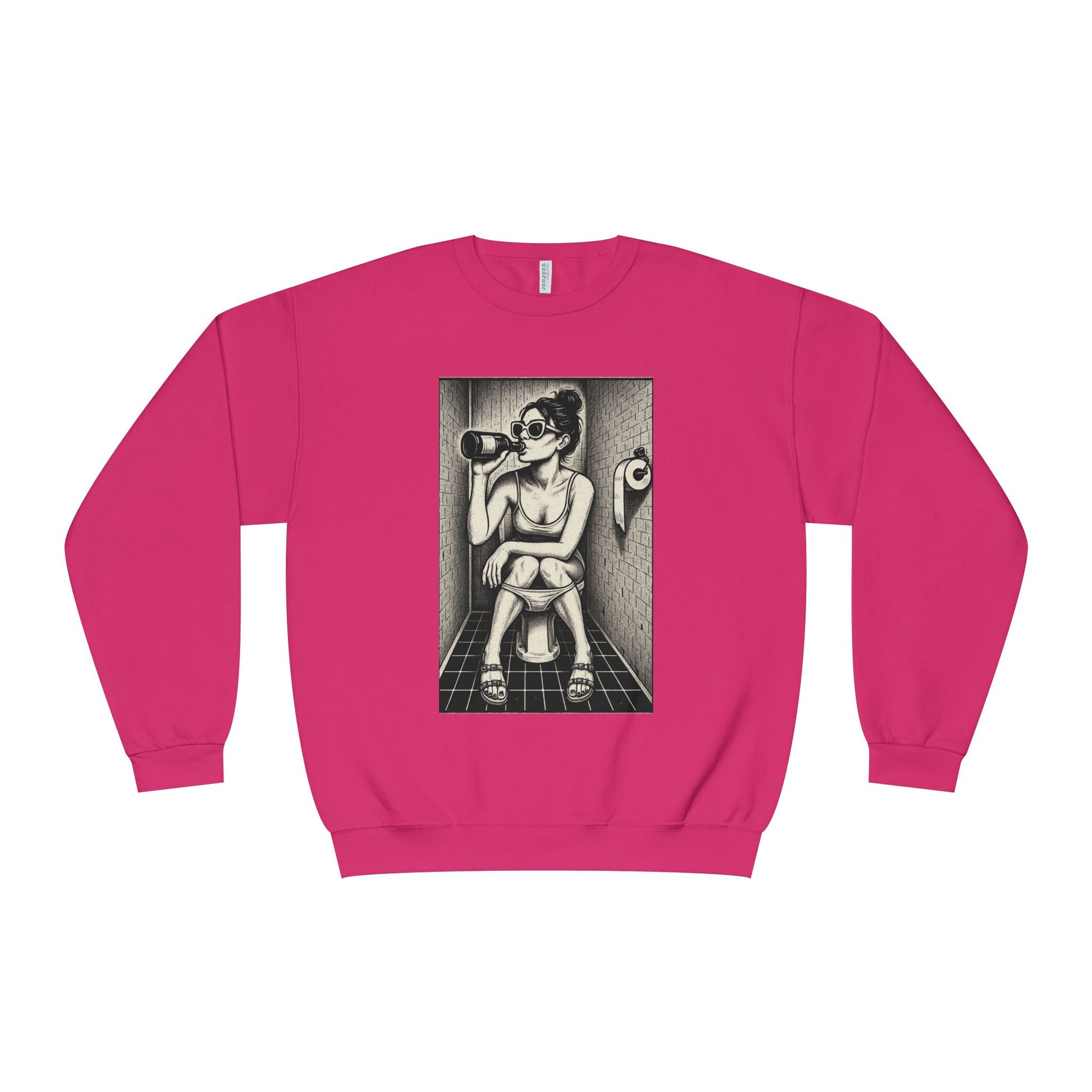Bathroom Alone Time Crewneck Sweatshirt, Unisex