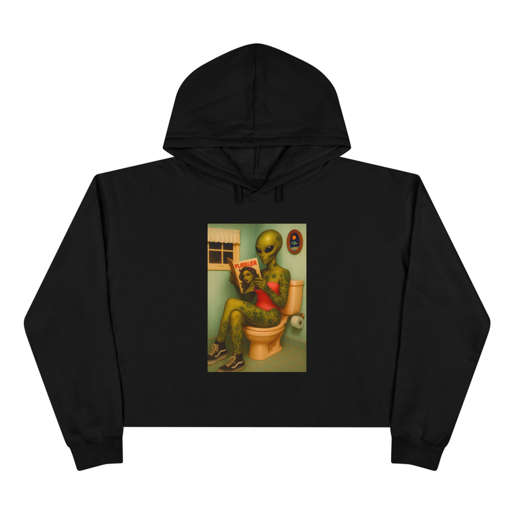 PlayAlien Crop Hoodie