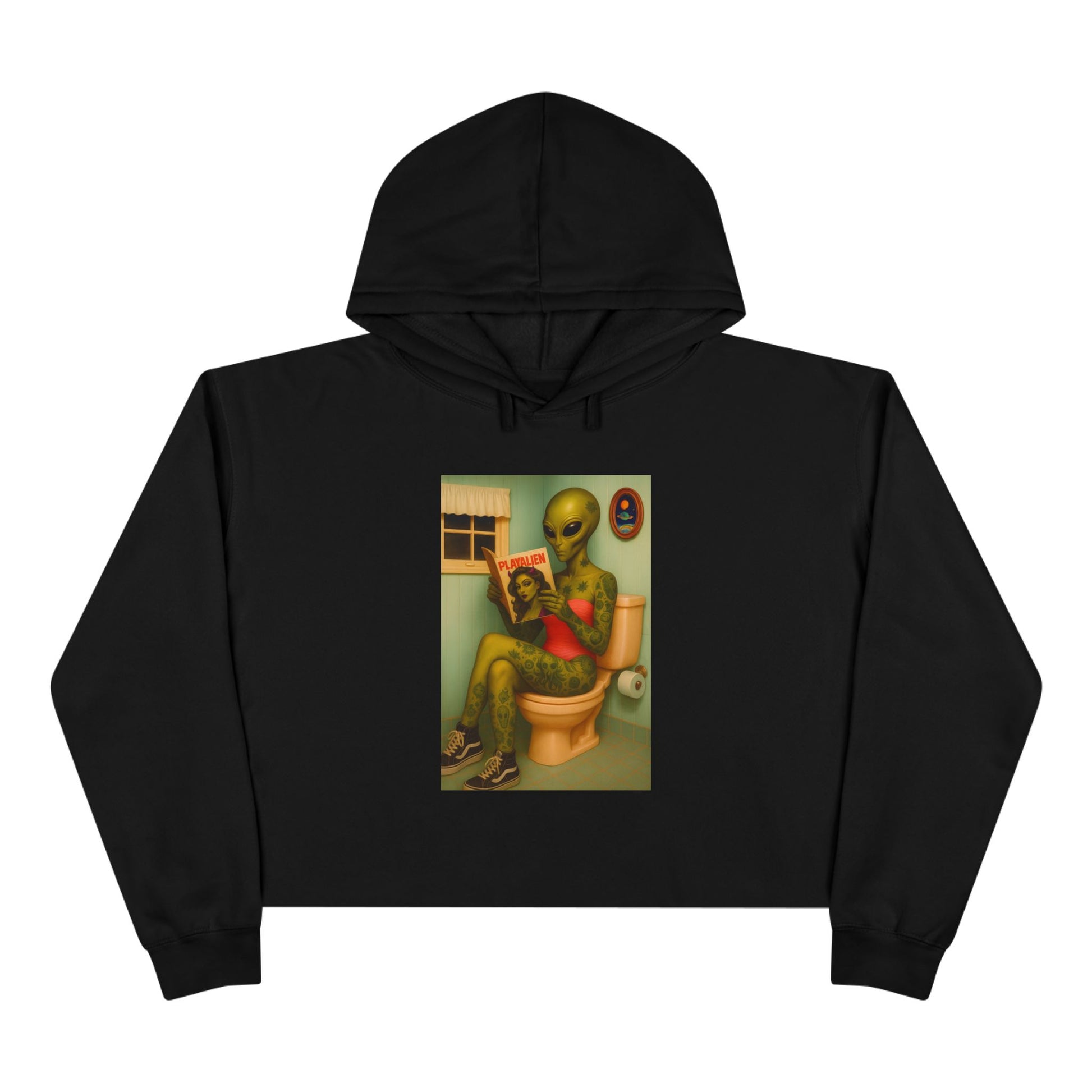 PlayAlien Crop Hoodie