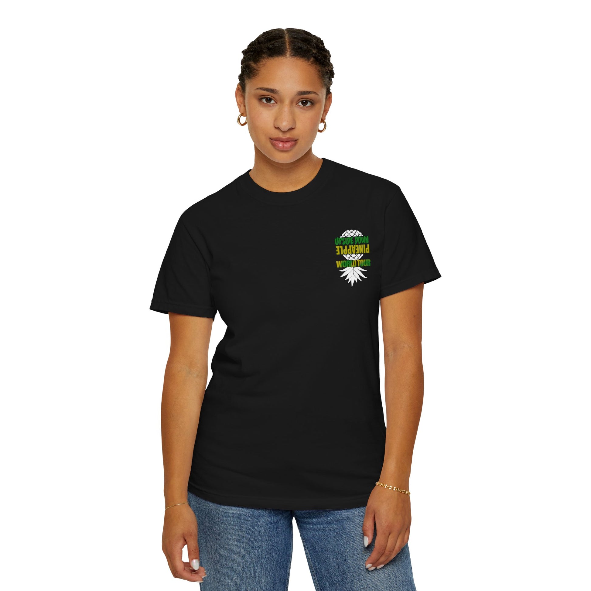 Upside Down Pineapple World Tour - Unisex T-Shirt