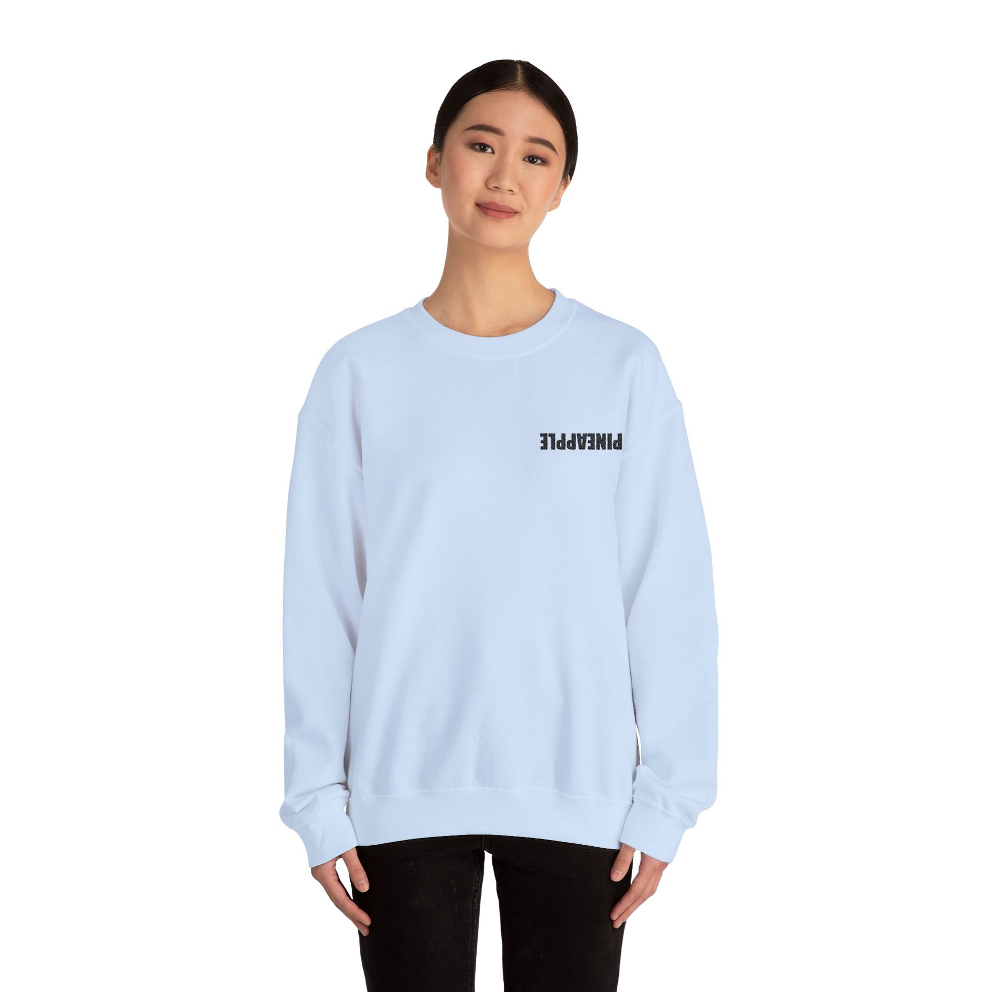 Embroidered Pineapple - Unisex Heavy Blend™ Crewneck Sweatshirt