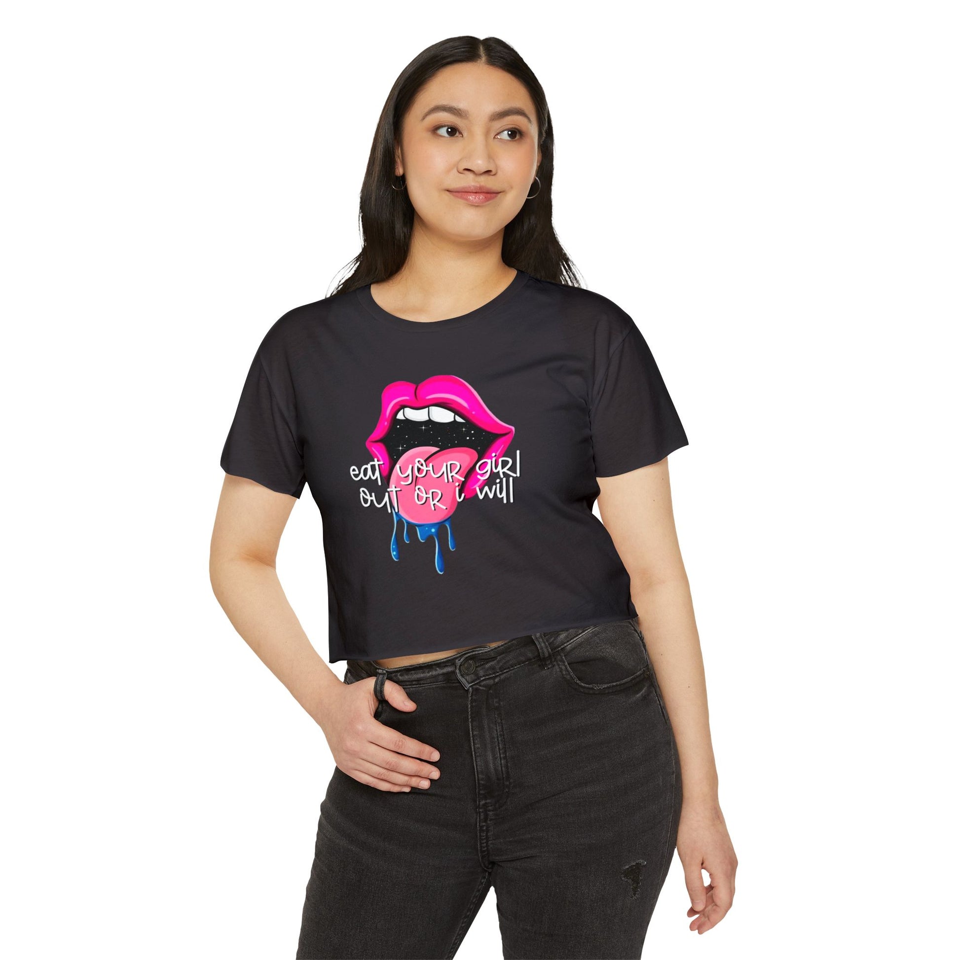 Eat Her or I Will - Festival Crop Top