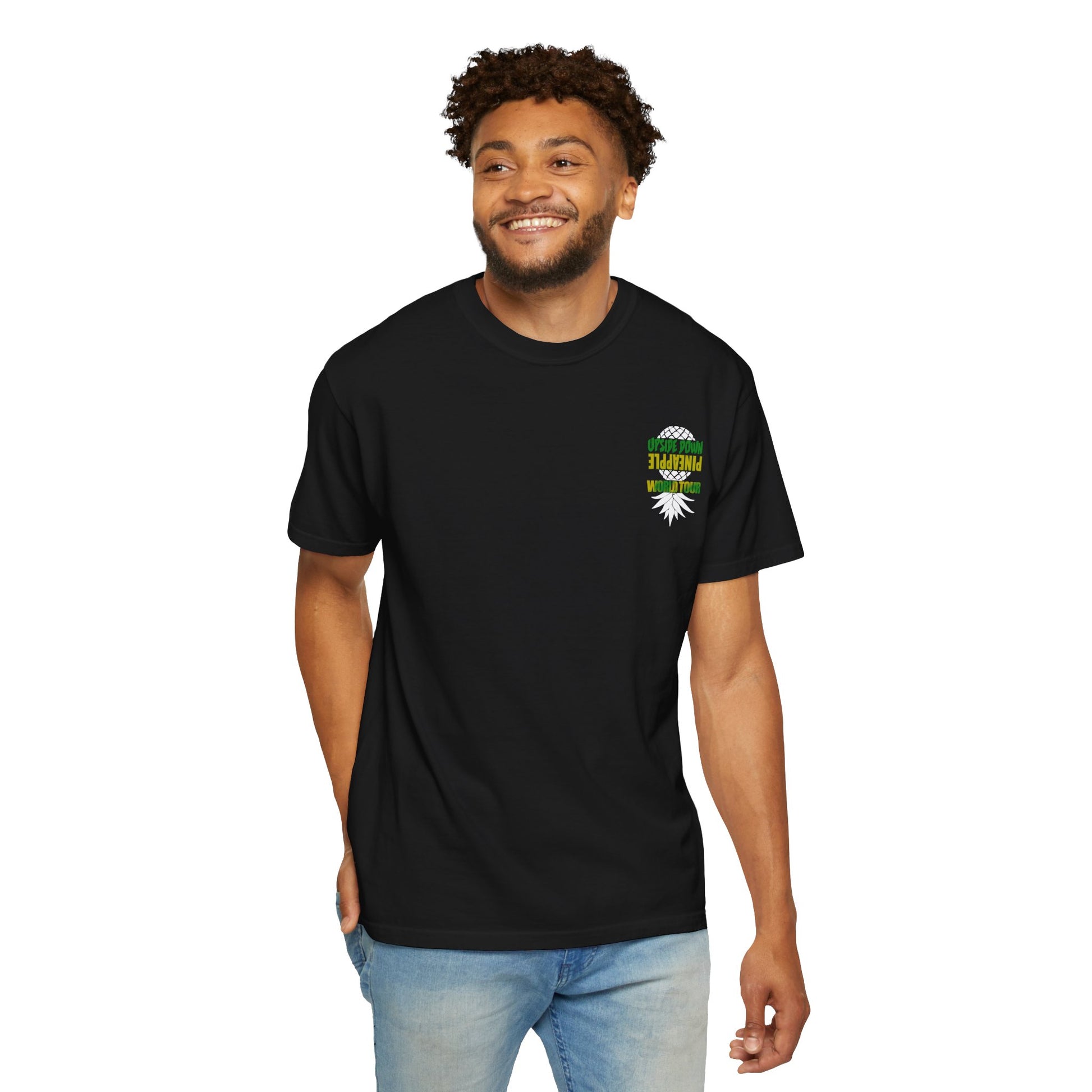Upside Down Pineapple World Tour - Unisex T-Shirt