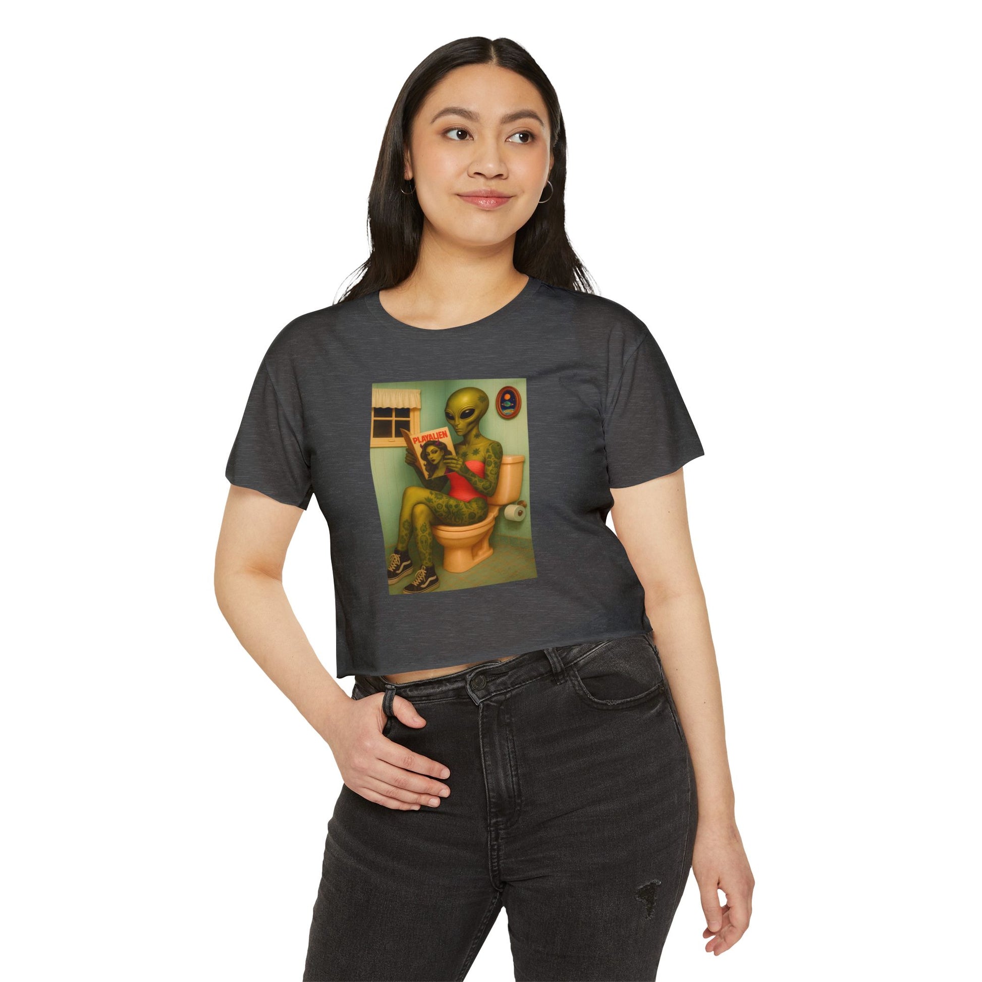 PlayAlien Women's Festival Crop Top