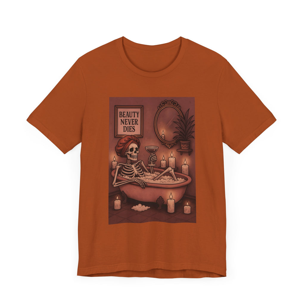 Beauty Never Dies Skelly, Unisex Tee