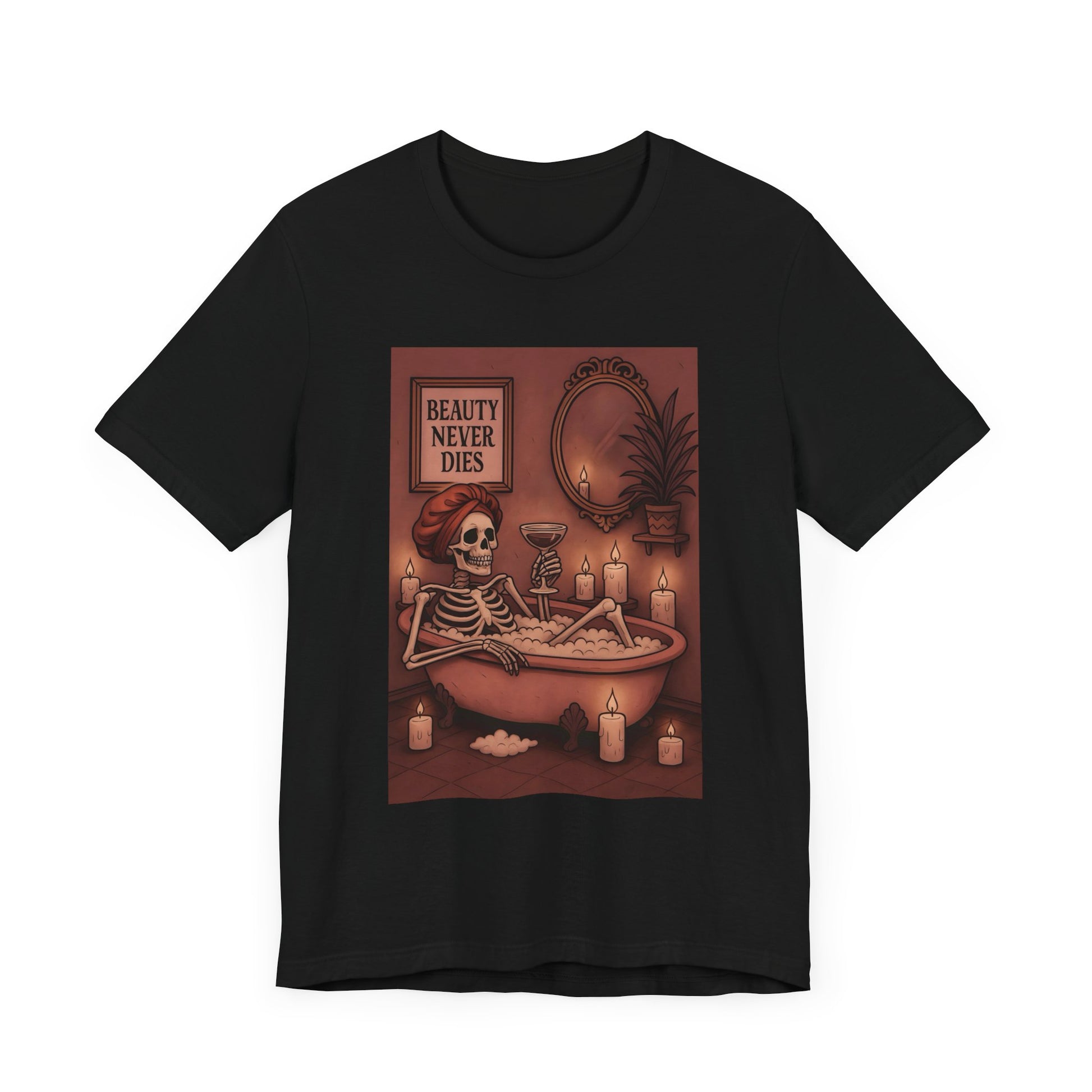Beauty Never Dies Skelly, Unisex Tee