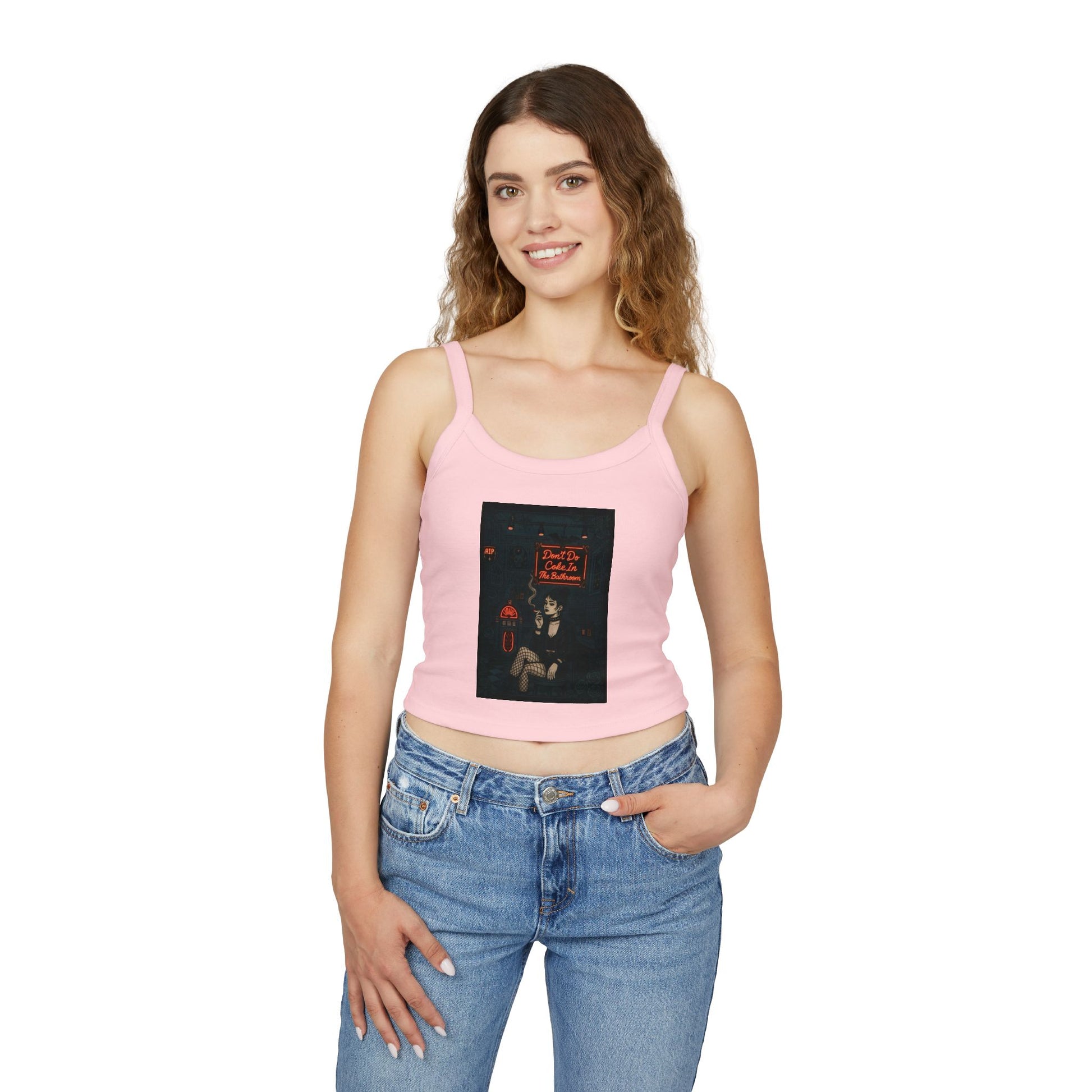 Alt Girl Arsthetic Spaghetti Strap Tank Top