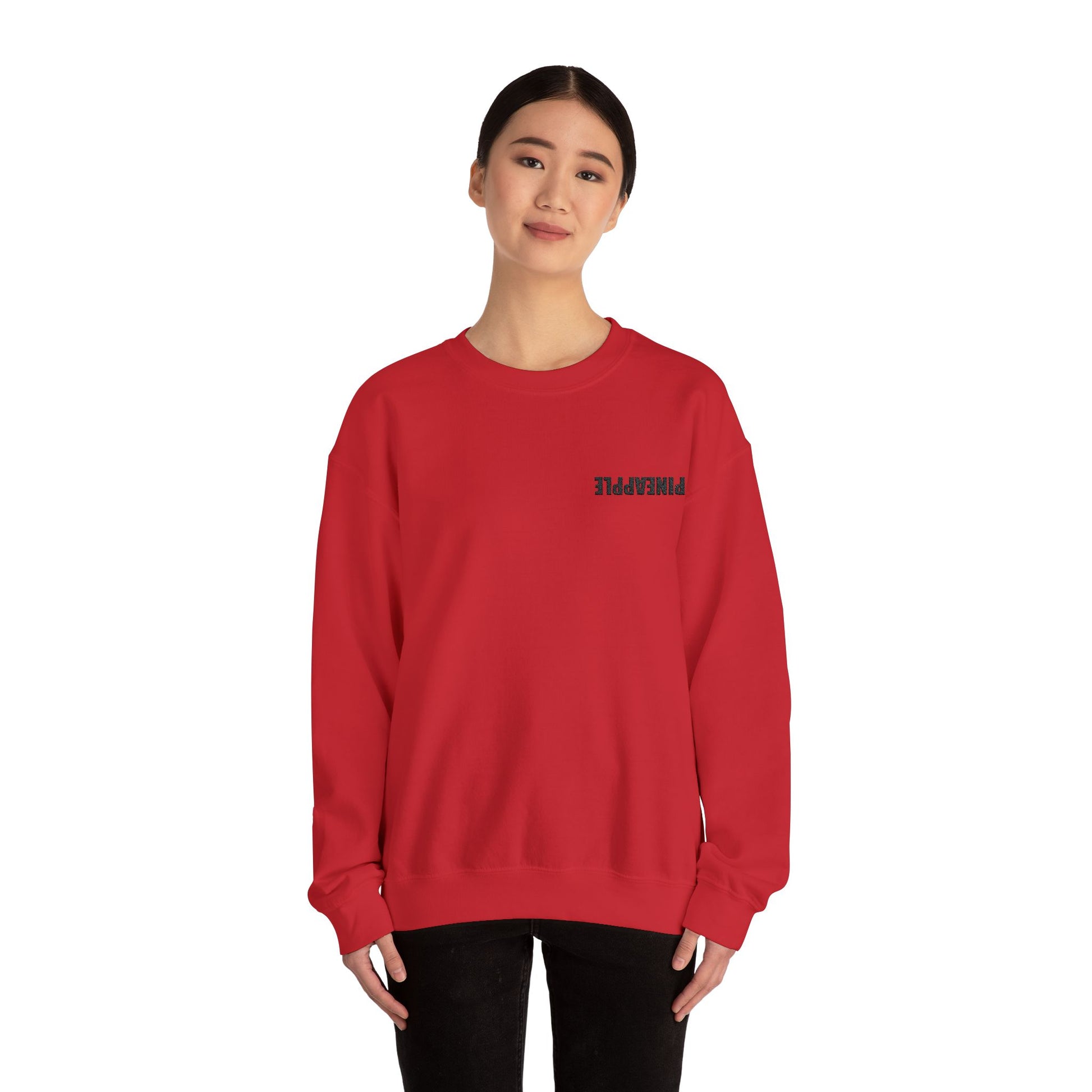 Embroidered Pineapple - Unisex Heavy Blend™ Crewneck Sweatshirt