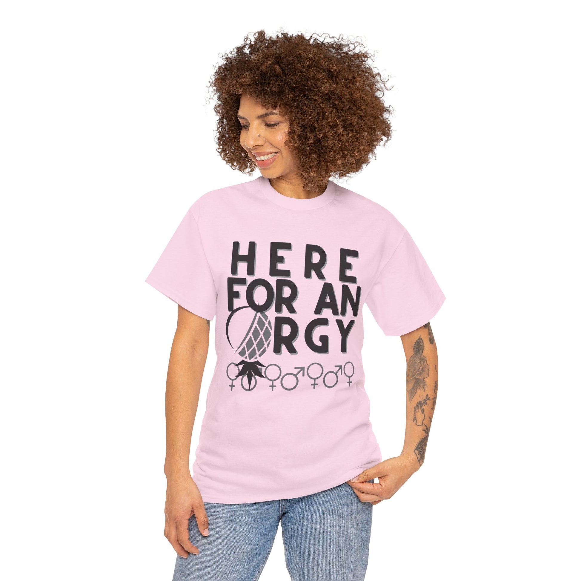 Here for an O R G Y - Unisex Heavy Cotton Tee