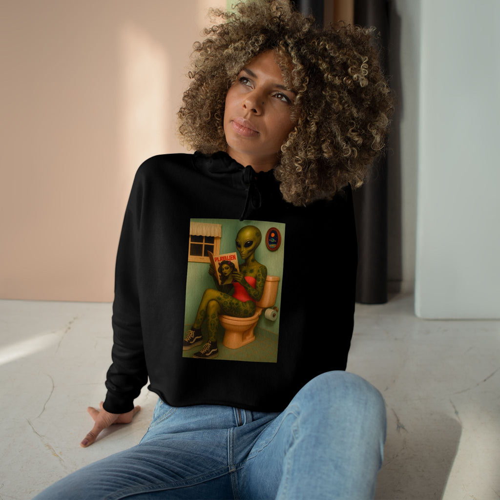 PlayAlien Crop Hoodie