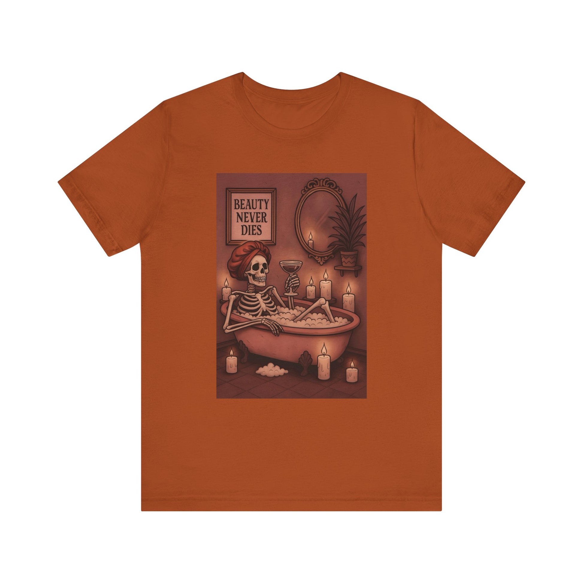 Beauty Never Dies Skelly, Unisex Tee