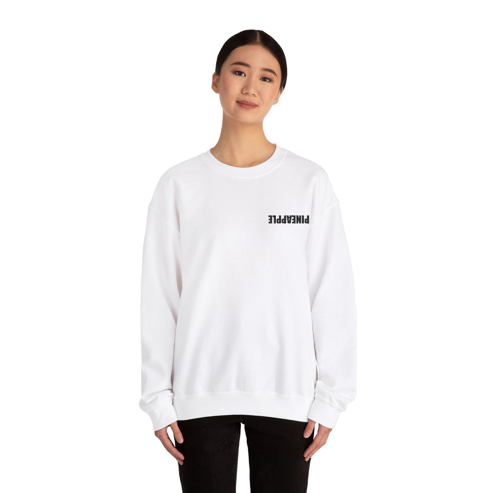 Embroidered Pineapple - Unisex Heavy Blend™ Crewneck Sweatshirt