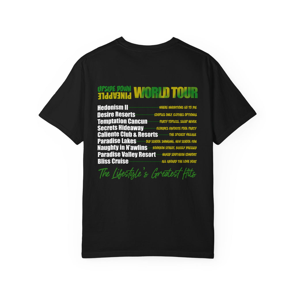Upside Down Pineapple World Tour - Unisex T-Shirt