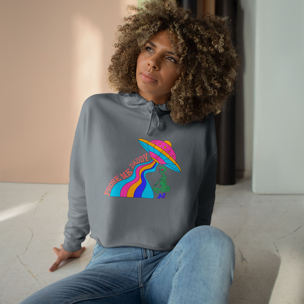 Probe Me - Crop Hoodie
