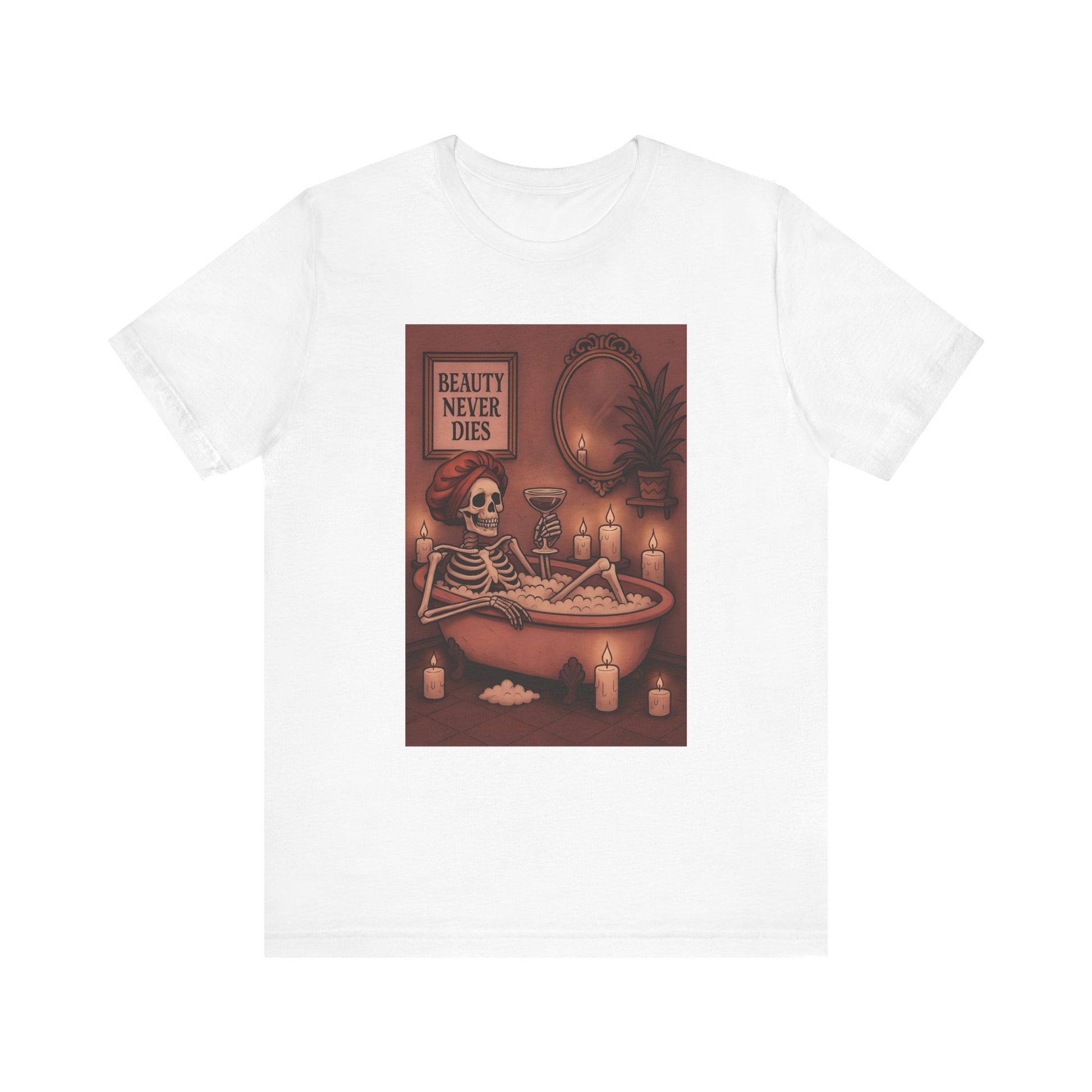 Beauty Never Dies Skelly, Unisex Tee