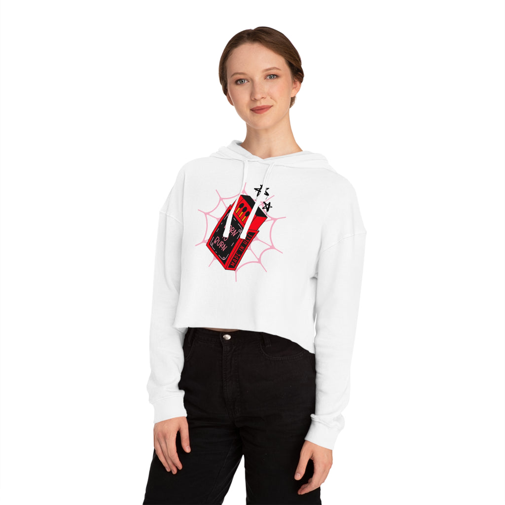 Born to Burn Cropped Hoodie
