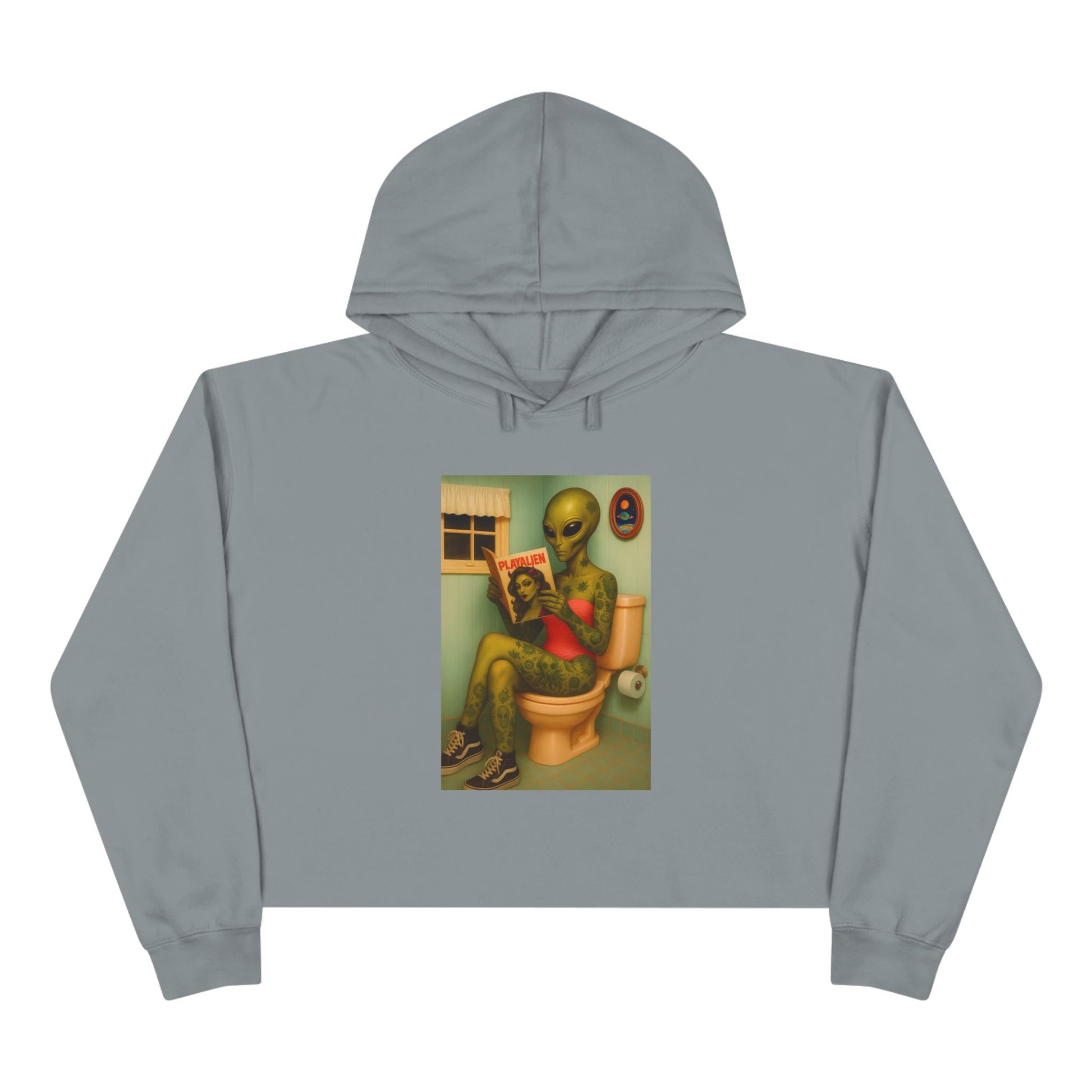 PlayAlien Crop Hoodie
