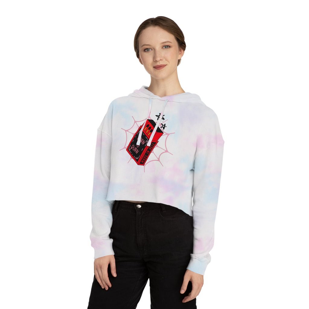 Born to Burn Cropped Hoodie