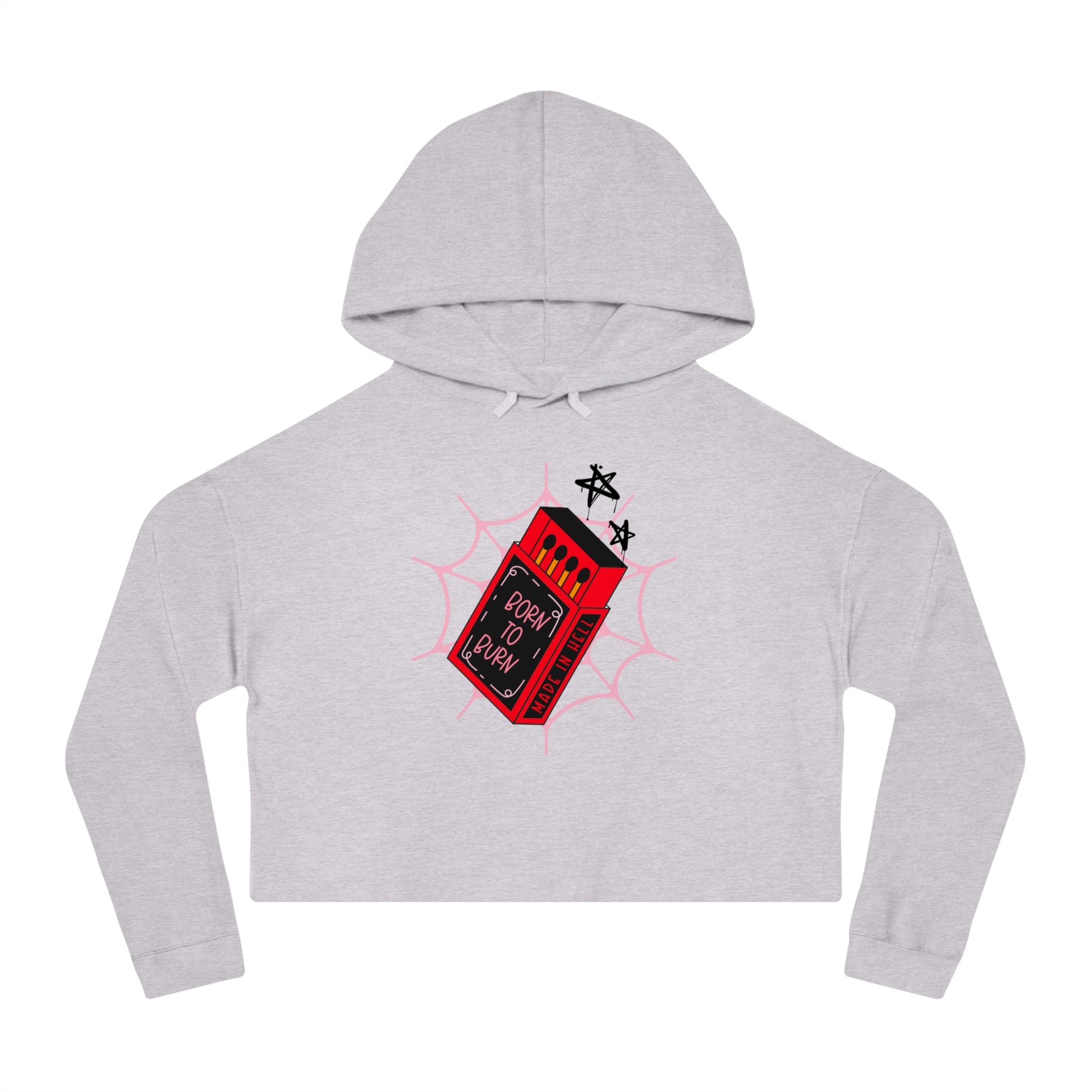 Born to Burn Cropped Hoodie